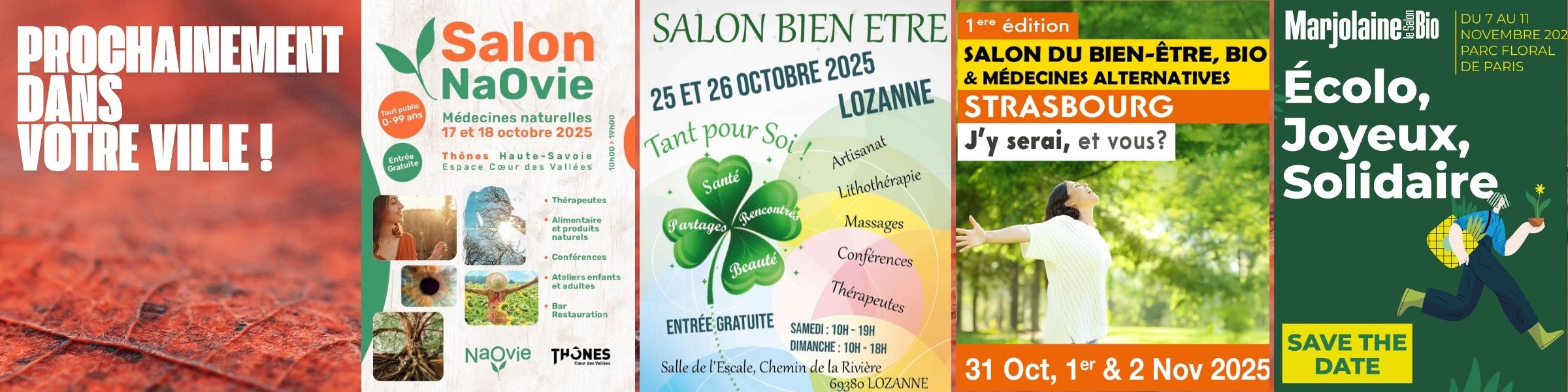 salons octobre novembre
marjolaine strasbourg